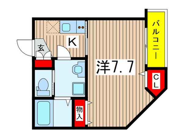 ＬｏｎｇＨｉｌｌｓ稲毛の物件間取画像